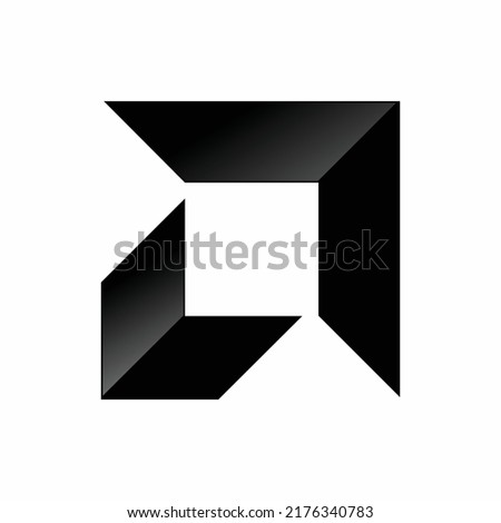 black arrow modern concept vector art design logo icon symbol sign isolated white background template