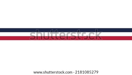 blue red lines white background simple logo icon symbol sign isolated concept vector template