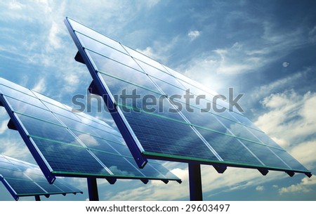 Industrial photovoltaic installation