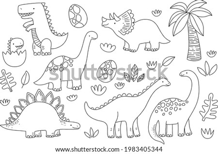 Dinosaur Outline | Free download on ClipArtMag