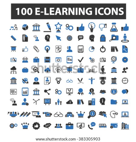 e-learning icons