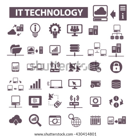 it technology icons