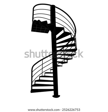 Similar – Foto Bild Wendeltreppe Treppe