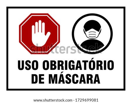 Uso Obrigatorio De Mascara (