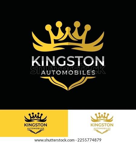 Kingston Logo design | Golden Color Logo design 