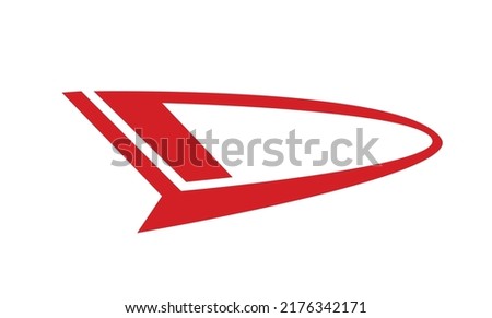 Daihatsu logo icon red vector template