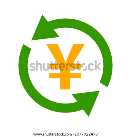 Yen sign icon, currency sign - money symbol, vector cash illustration