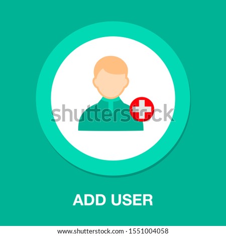 add users icon - network add users isolated, new users illustration - Vector profile user