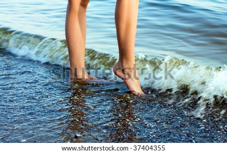 nice legs in water