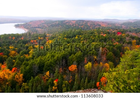 Autumn Colors Algonquin Provincial Park in Ontario, Canada