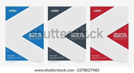 Corporate agency brochure cover design, Business agency flyer cover page design, real estate, industry, company one folded brochure and flier booklet cover layout