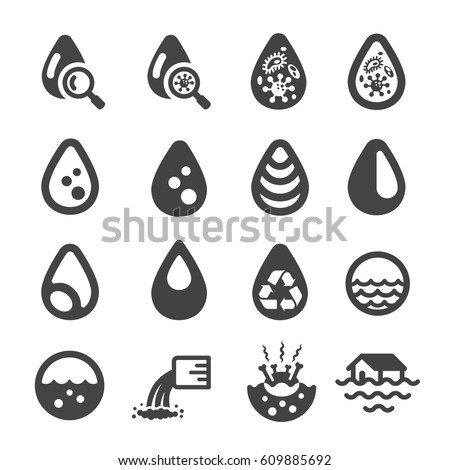 water pollution icon