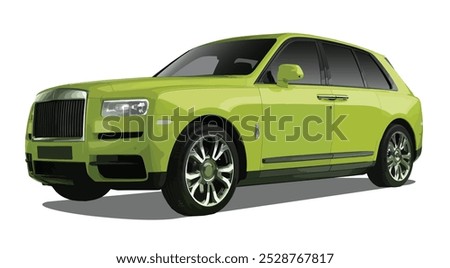 modern green yellow stabilo icon logo sign car art design vector template