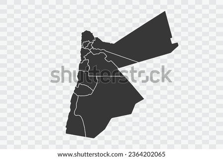Jordan Map Shadow Color on White Background quality files Png
