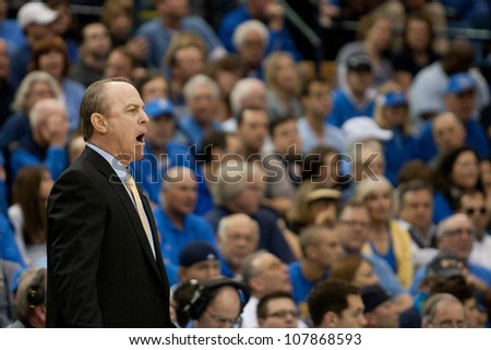 LOS ANGELES - FEB 26: UCLA Bruins head coach Ben Howland during the NCAA basketball game between the Arizona Wildcats and the UCLA Bruins on Feb 26, 2011 at Pauley Pavilion.
