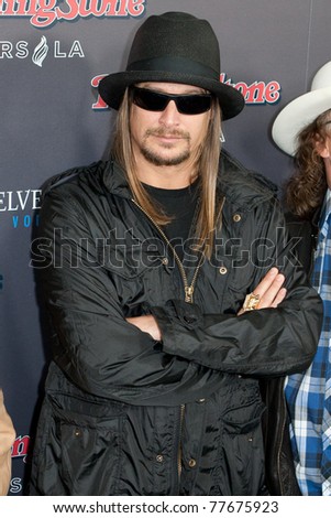 HOLLYWOOD, CA. - NOV 21: Kid Rock arrives at the 2010 American Music Awards Rolling Stone Magazine VIP After Party at Rolling Stone Restaurant and Lounge on November 21, 2010 in Hollywood.