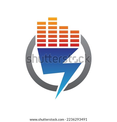 music logo 4 logo icon template