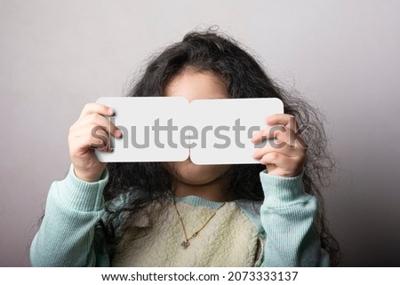 Similar – Image, Stock Photo little child holds two strawberries in his hands