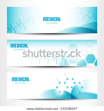 Three Medical Banners For Web Or Print