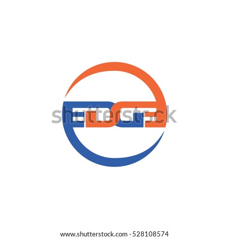 edge ed ge circle logo vector