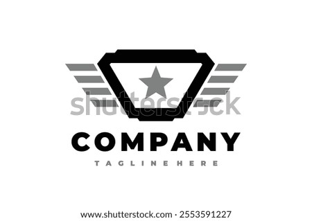 the wing star strong logo