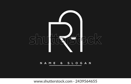 RA,  AR,  R, A Abstract Letters Logo Monogram