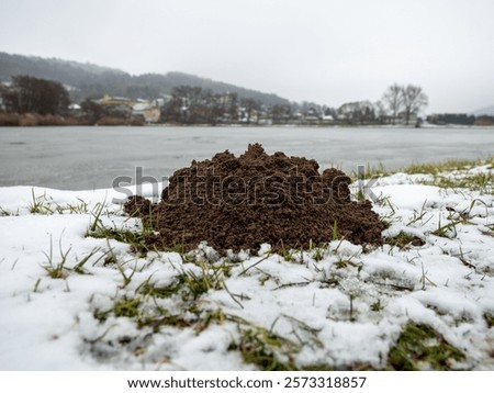 Similar – Image, Stock Photo Mole heap in a meadow