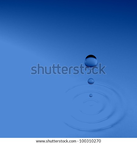 Water drop close up for adv or others purpose