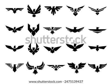 Garuda Eagle Creative Logo Set