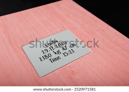 Similar – Image, Stock Photo Shield with the inscription Faith