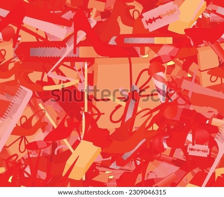 Background pattern abstract design texture. Seamless. Theme is about christmas, clerical, elegance, anniversary, give, fashion, straight razor, birthday, platform heels, glamour, wrap