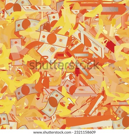 Background pattern abstract design texture. Seamless. Theme is about market, elegant, usa, finance, financial, ladies, fashion, paper, elegance, clip, money, earn, success, bureaucracy, slide sandals