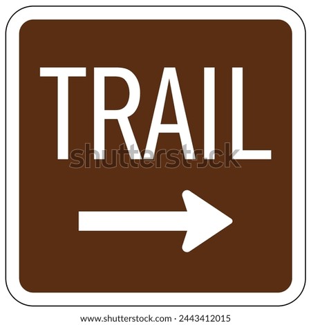 Campground directional guide route sign