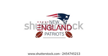 The New England Patriots Stunning Illustration Design