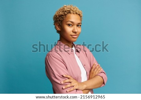 Similar – Image, Stock Photo Bossy elegant woman against vintage interior in country house