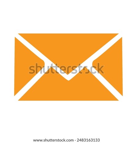 Email Envelope Icon Set. Open Mail and Letter.Symbols