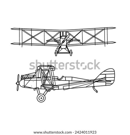 Old Airplane Drawing | Free download on ClipArtMag