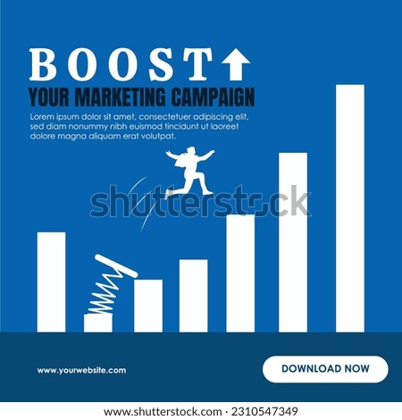 Cool Diagram Chart Poster Design. Marketing Poster. Business Design Poster. Digital Marketing Post design.