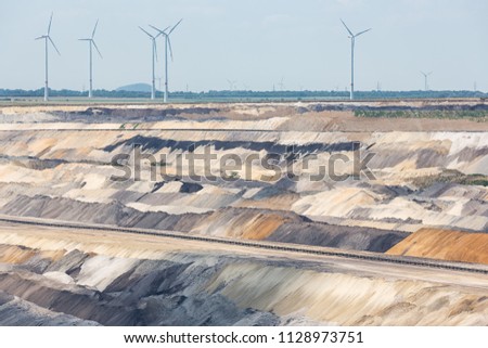 Similar – Image, Stock Photo Hambach RWE  brown coal district