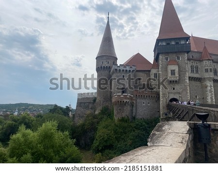 Medieval and Historic castle : impressive arhitecture Imagine de stoc © 