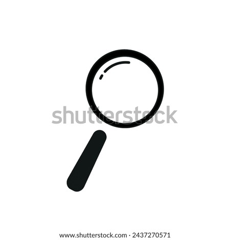 Search black filled Icon | Explore icon, magnifier detective lens icon