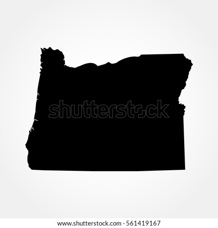 map of the U.S. state of Oregon .