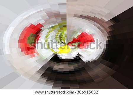 Abstract circular yellow background for info graphic, design, wallpaper, poster, advertising, web