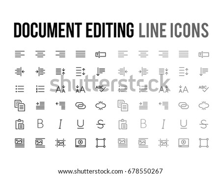 Document text editing vector line icon for the app, mobile website responsive 
