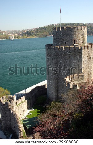 an old fortress (Rumeli fortress in Istanbul)
