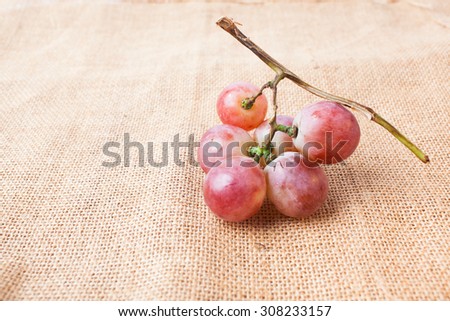 Fresh grape, nature style