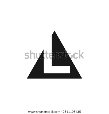 Letter L logo design vector with universal form and creative idea icon