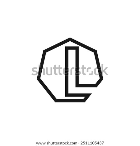 Letter L logo design vector with universal form and creative idea icon