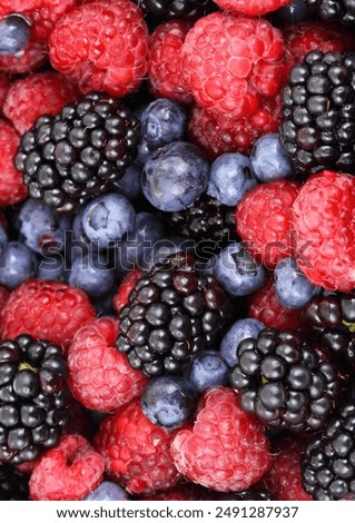 Similar – Image, Stock Photo Berries mix berry fruit