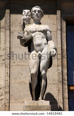 Classical Art in Prague Statue of the Man-Wisdom